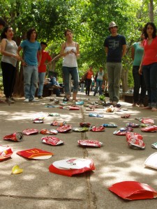 Nicaraguan university trash