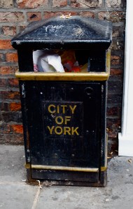 Yes, we paint our dustbins with gold, because trash is holy