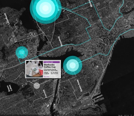 Visualization mock-up (simulated) By E Roon Kang at SENSEable City Lab