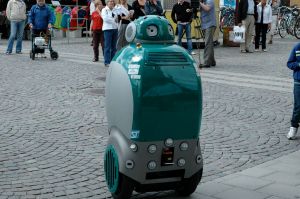 For Dustbot, cobblestone is a piece of cake For Dustbot, cobblestone is a piece of cake